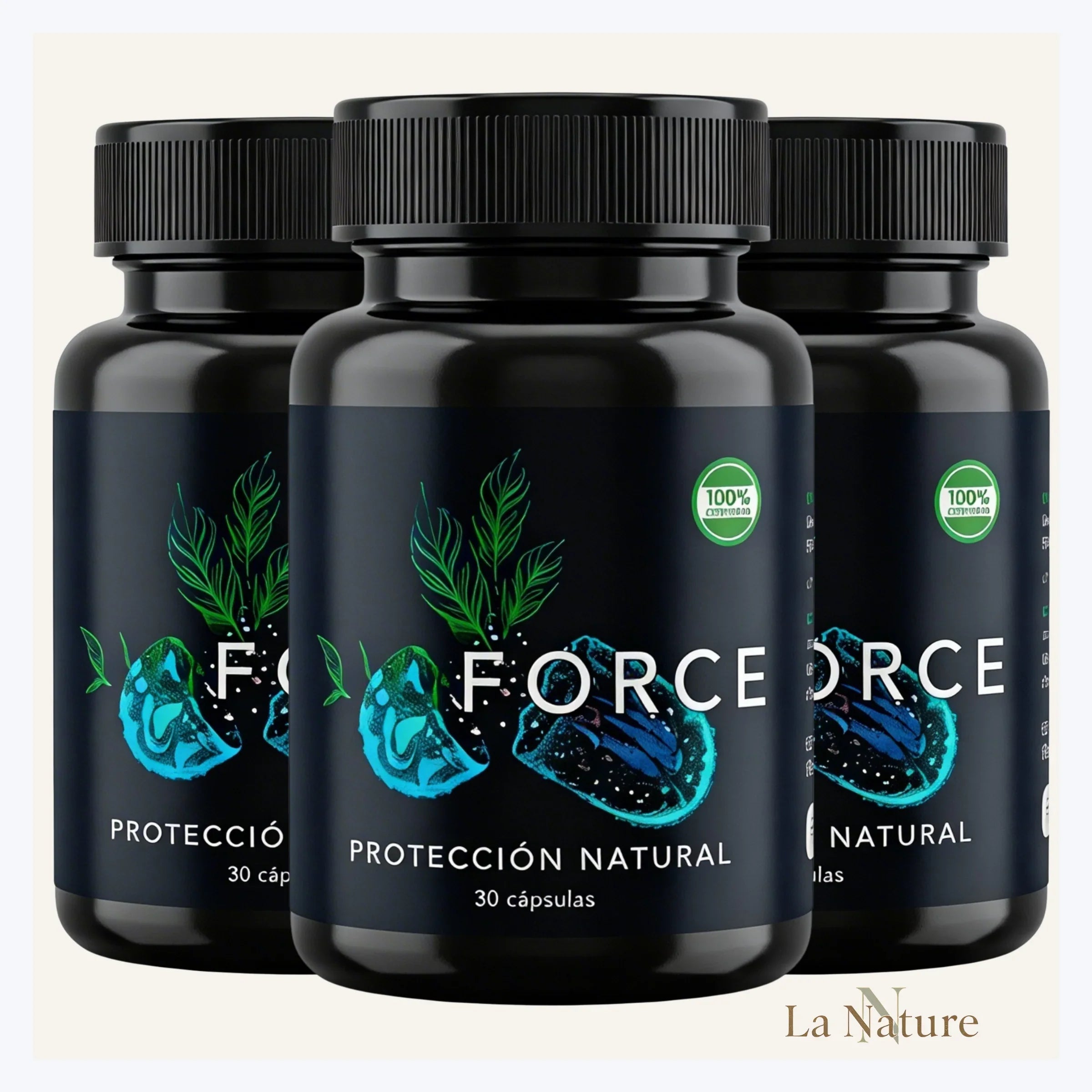Bioforce LaNature X3 rutina completa de bienestar masculino con atención privada por WhatsApp