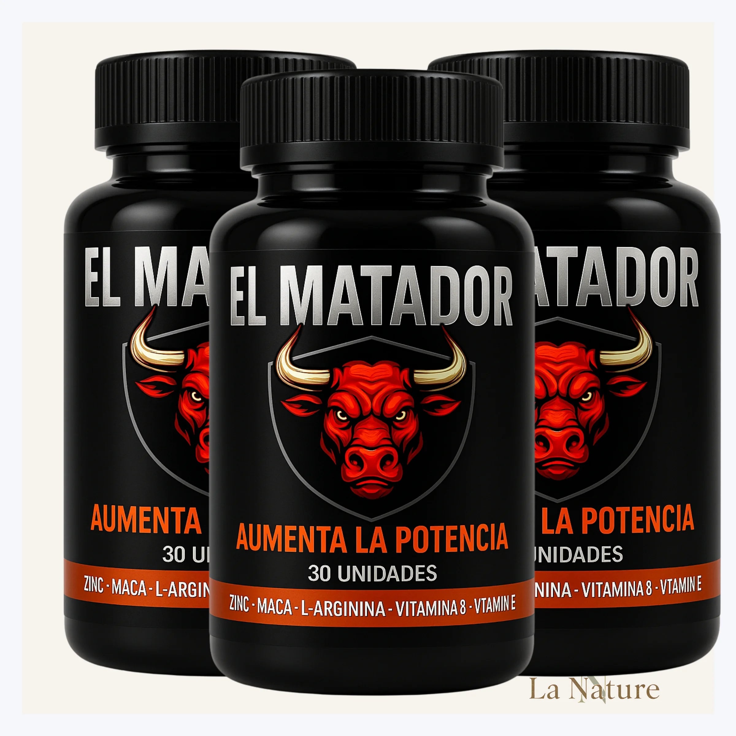 El Matador LaNature X3 presentación recomendada para rutina masculina de bienestar y vitalidad