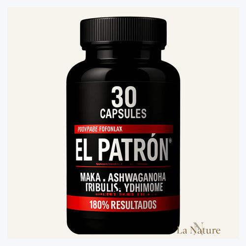 El Patrón LaNature X1 suplemento dietario para hombres adultos con 30 cápsulas y compra discreta en Colombia