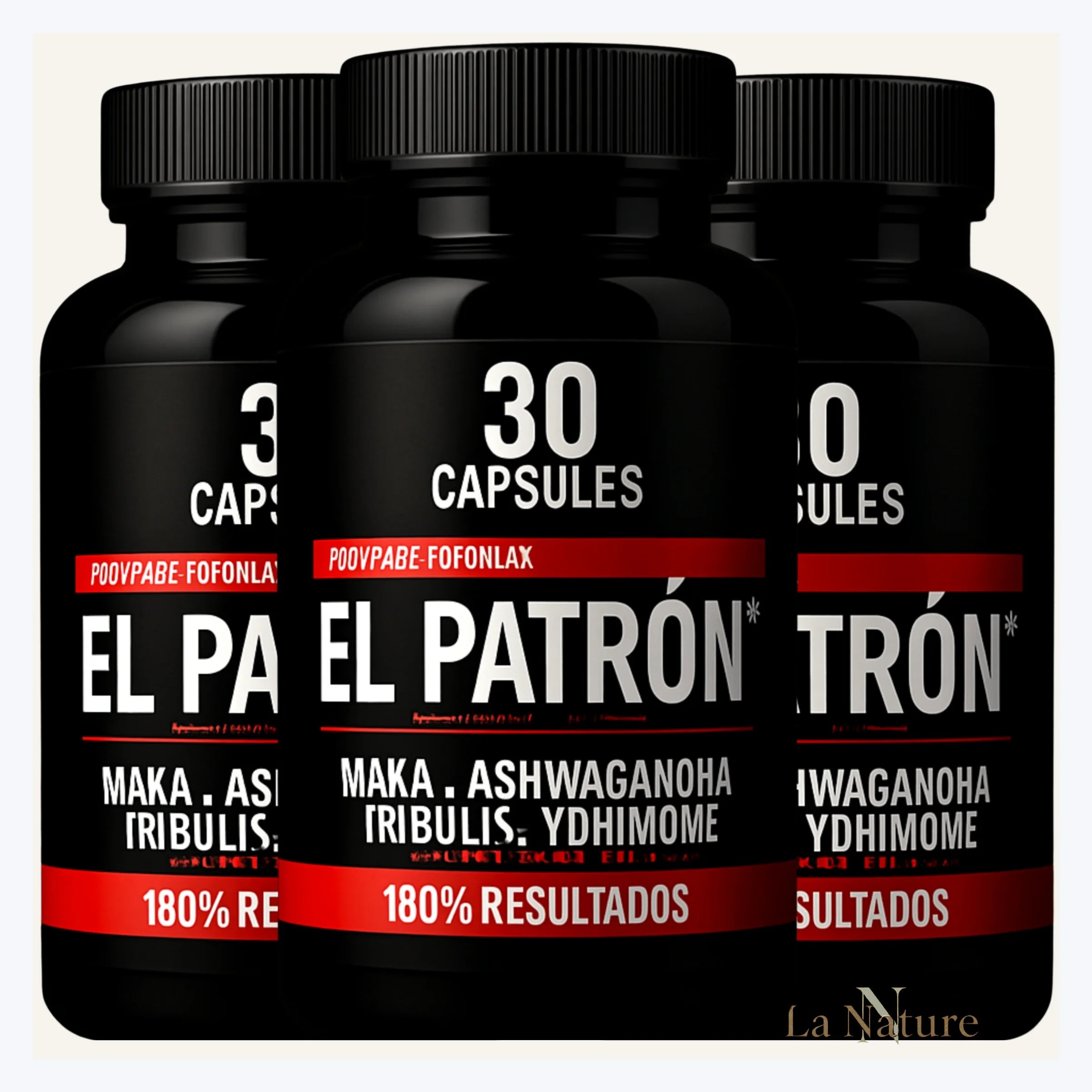 El Patrón LaNature X3 presentación recomendada para bienestar masculino constante