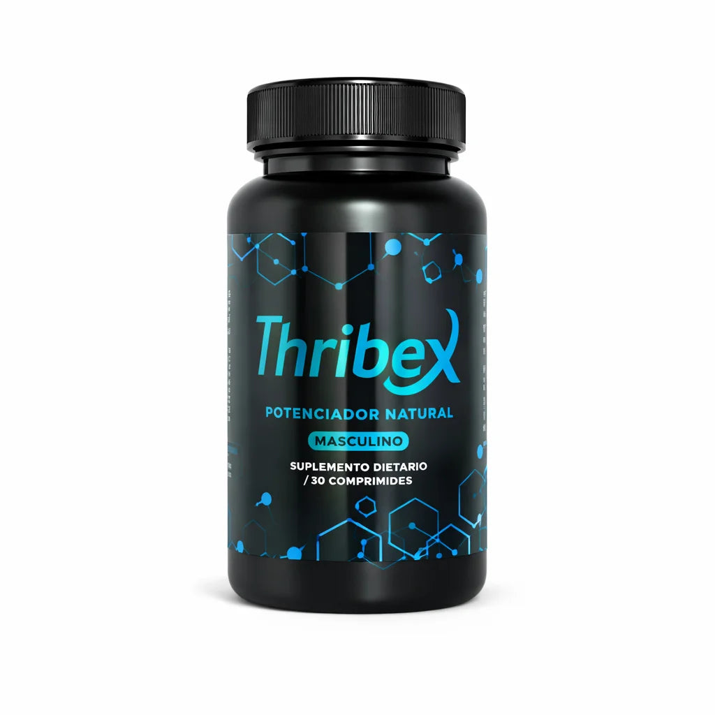 Thribex Potenciador Masculino Natural – Mayor Duración y Rendimiento Íntimo | 30 Comprimidos