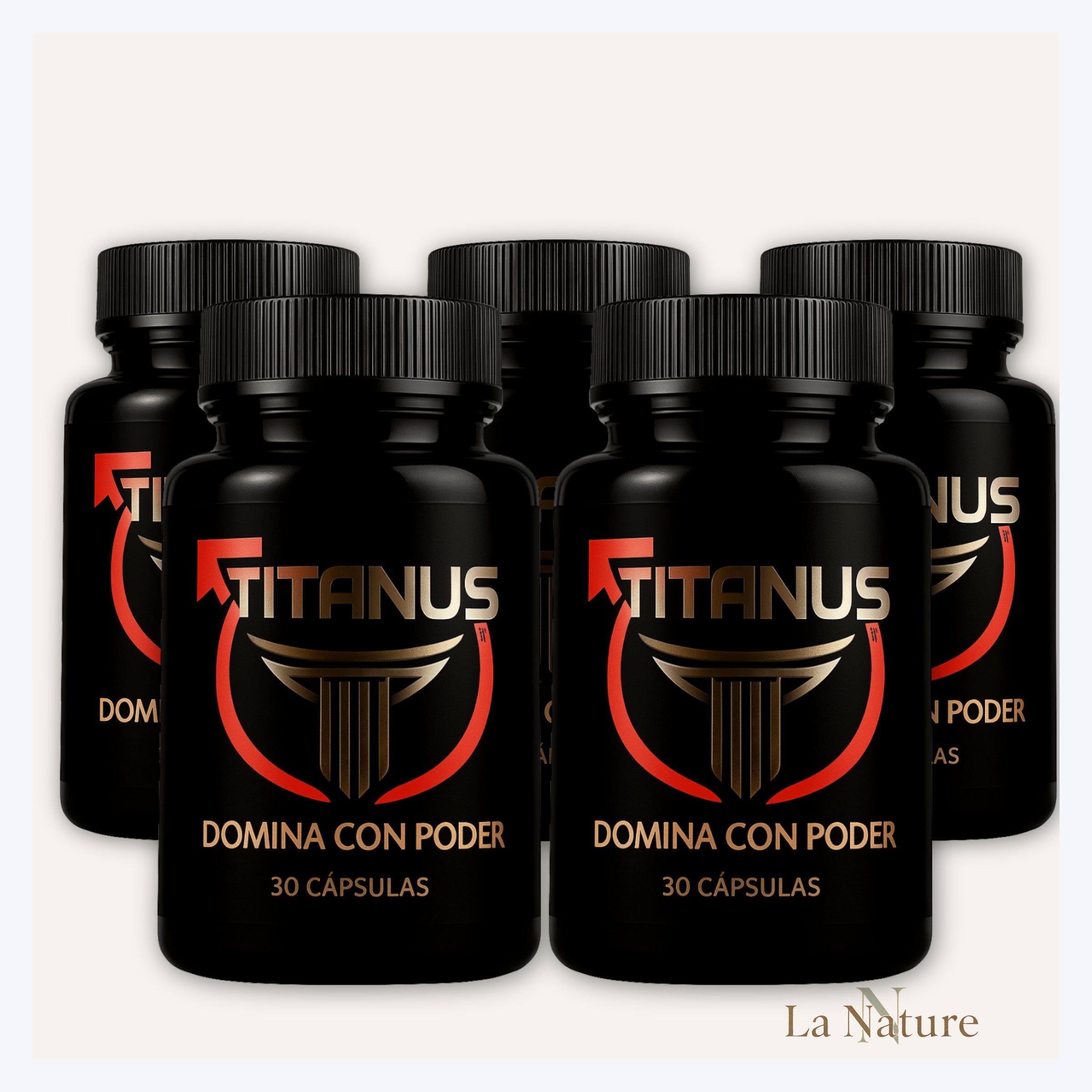 Titanus LaNature X5 proceso completo para energía, continuidad y confianza masculina